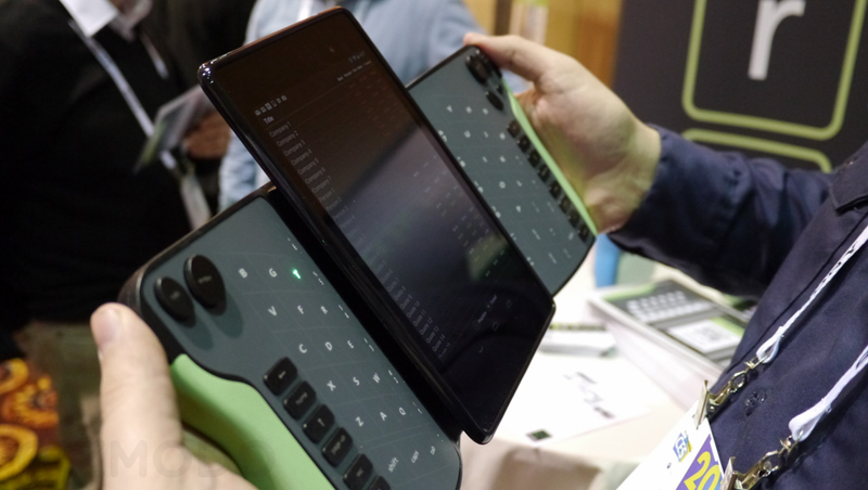 Illustration for article titled This Trewgrip Backwards Keyboard Gives You an Absurd New Way to Type